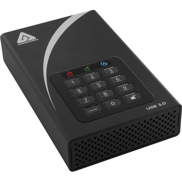 Apricorn 6Tb Aegis Padlock Dt, ADT-3PL256-6000 ADT-3PL256-6000 - main